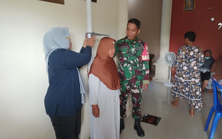 Posyandu lansia wilayah desa binaan 