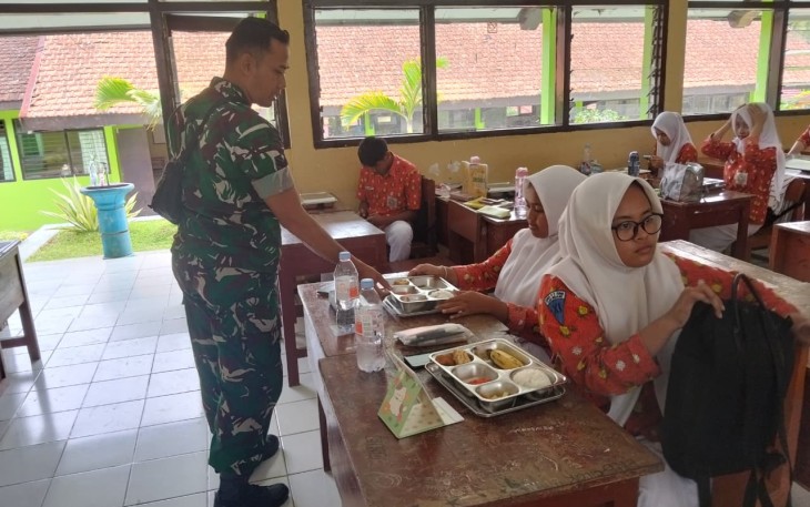 Pendampingan distribusi MBG wilayah desa binaan 
