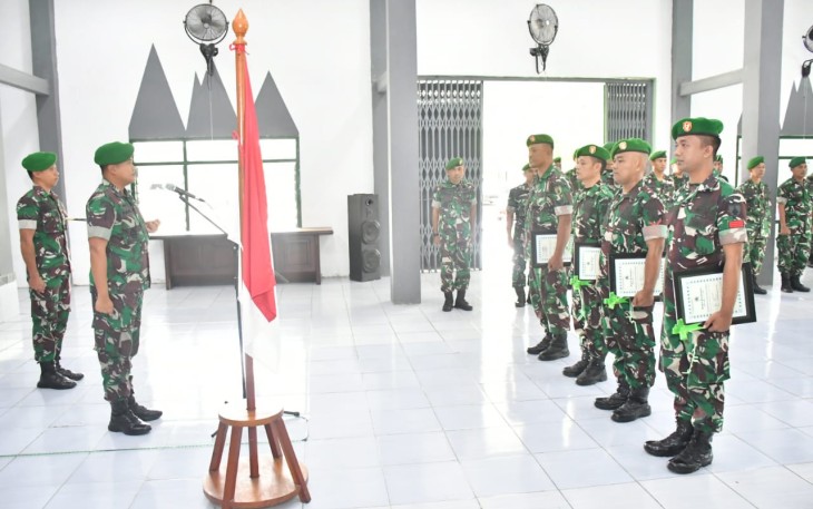 Dandim Ponorogo Pimpin Acara Laporan Korps Anggota Pindah Satuan