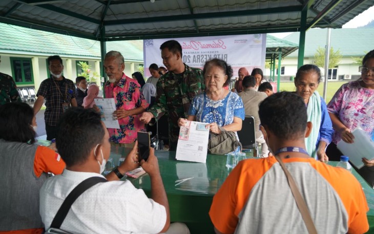 Penyaluran BLTS Kesra Masyarakat Kota Sibolga, Kamis (4/12)