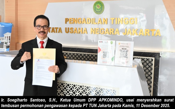 Soegiharto Santoso Minta Pengawasan Khusus MA, KY dan Bawas Atas Banding di PT TUN Jakarta, Waswas Akan Pola Rekayasa Hukum Berulang