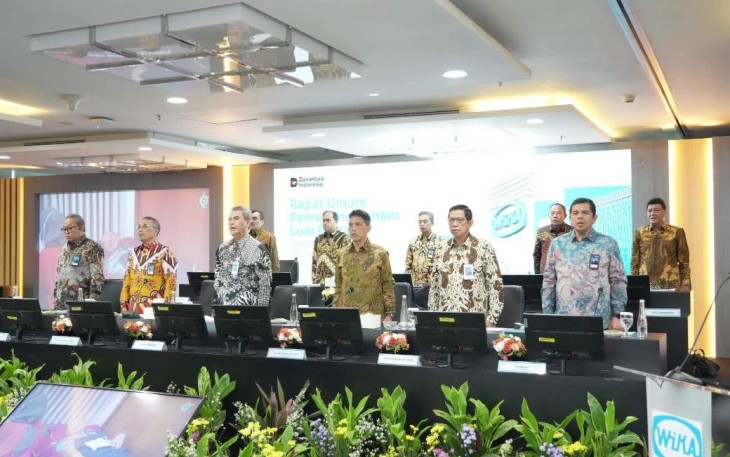PT WIJAYA KARYA (Persero) Tbk (WIKA) menggelar Rapat Umum Pemegang Saham Luar Biasa (RUPSLB) pada Senin (15/12) di WIKA Tower II, Jakarta