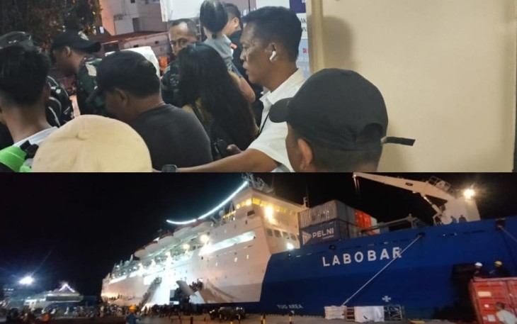 KM Labobar Sandar di Pelabuhan Samudera Bitung