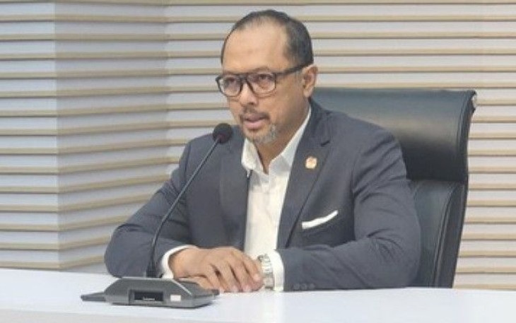 Juru Bicara KPK, Tessa Mahardhika, di Gedung KPK, Kuningan, Jakarta Selatan, Jumat (252025).