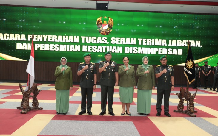 Prosesi serah terima jabatan dilaksanakan pada Senin (8/9/2025) di Markas Besar Angkatan Darat (Mabesad), Jakarta.