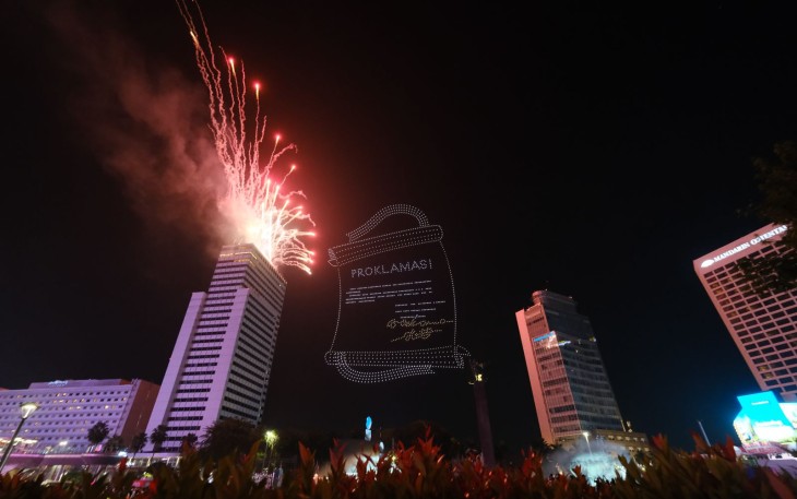 Formasi Drone Karya Anak Bangsa