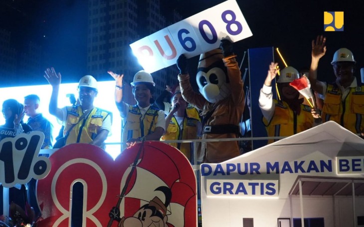 Kementerian PU Turut Serta Tampilkan Mobil Karnaval