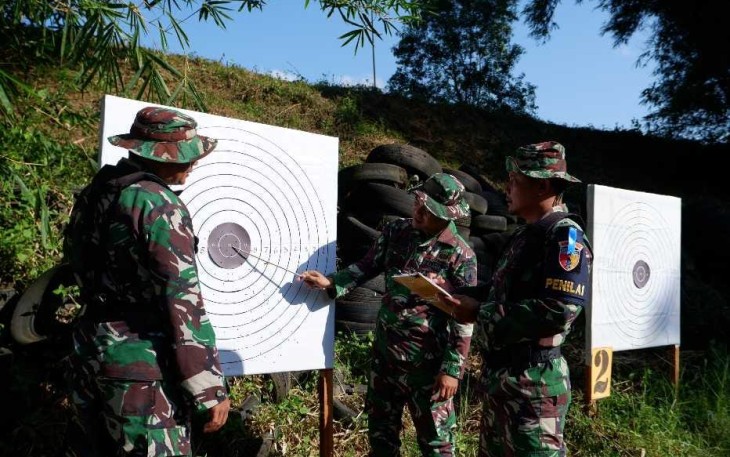 Kodim 0801/Pacitan Gelar Latbak Jatri Semester I TA. 2025
