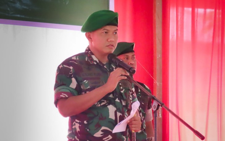 Komandan Kodim 1710Mimika, Letkol Inf M. Slamet Wijaya, S. Sos., M.Han., M.A.