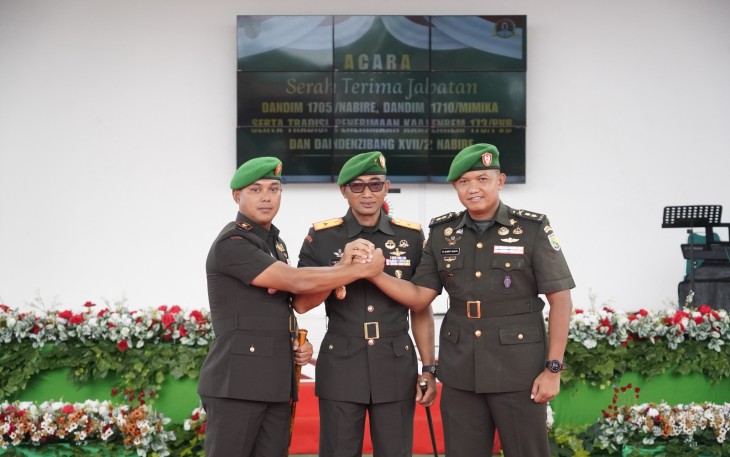 Sertijab Letkol Inf Redi Dwi Yuda Kurniawan 
