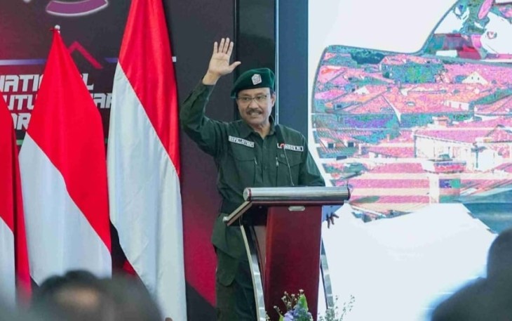 Mensos Saifullah Yusuf (Gus Ipul) saat Paparkan Paradigma Baru Sekolah Rakyat di Forum PKN LAN 2025
