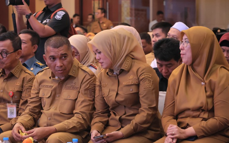 Wakil Bupati Bintan, Deby Maryanti saat menghadiri pembukaan Musrembang Provinsi Kepri Tahun 2025