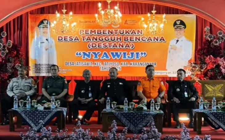 BPBD Karanganyar Kukuhkan Desa Jatisawit sebagai Destana ke-45