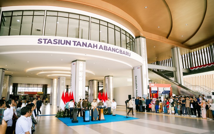 Peresmian Stasiun Tanah Abang Baru