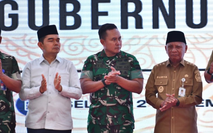 Pangdam I/BB saat Hadiri Doa Lintas Agama di Aula Tengku Rizal Nurdin, Medan, Selasa (2/9/2025).