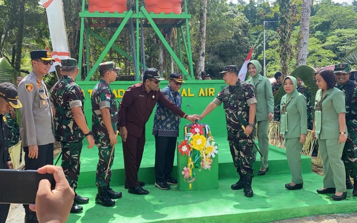 Pangdam XVIICendrawasih Resmi Menutup Pelaksanaan TMMD-123 di Kbusdori, Distrik Swandiwe, kabupaten Biak Numfor