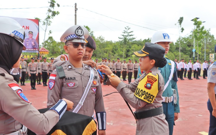 Polres Bintan Apel Gelar Pasukan Operasi Keselamatan Seligi 2025