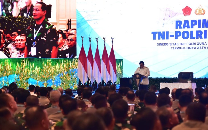 Pangkoarmada III Hadiri Rapim TNI-Polri 2025 yang Dipimpin Presiden RI