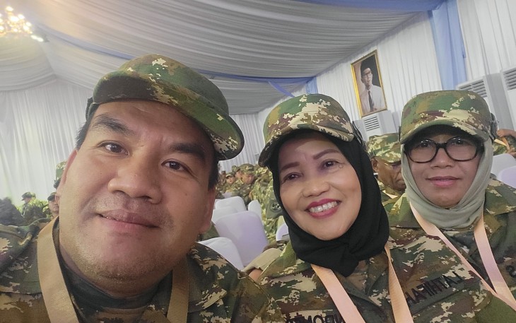 Bupati Blora Arief Rohman saat mengikuti retreat di Akmil Magelang