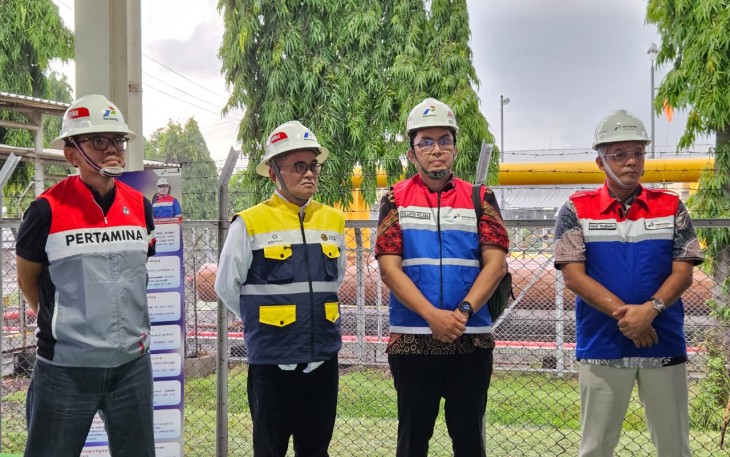 BPH Migas bersama PT Perusahaan Gas Negara Tbk (PGN) melakukan monitoring langsung ke sejumlah pelanggan gas bumi serta ke lokasi offtake station PGN, Jumat (26/12/2025).