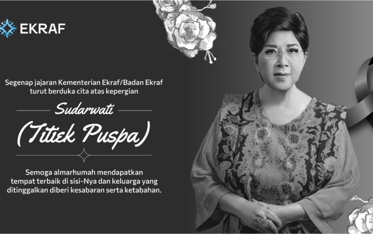 Menekraf Sampaikan Duka Mendalam atas Berpulangnya Titiek Puspa