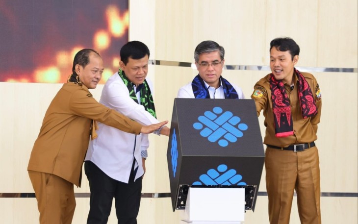 Menaker Yassierli saat launching PBL Smart Sector di Serang, Senin (4/8)