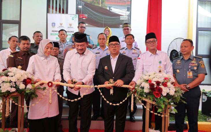 Wagub Nyanyang saat Dampingi Ketua Baznas RI Resmikan RSB Kepri