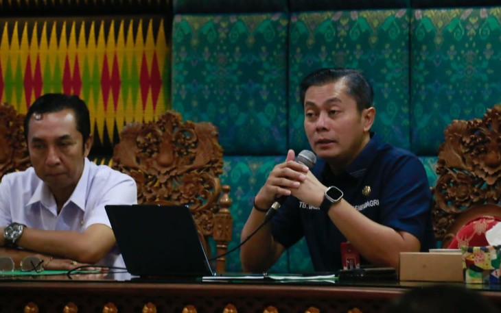 Direktur Sinkronisasi Urusan Pemerintahan Daerah III Ditjen Bina Pembangunan Daerah Kemendagri, TB Chaerul Dwi Sapta