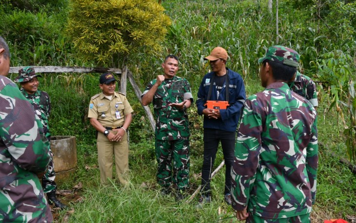 Dandim Ponorogo Tinjau Sasaran Pembuatan Sumur Dalam