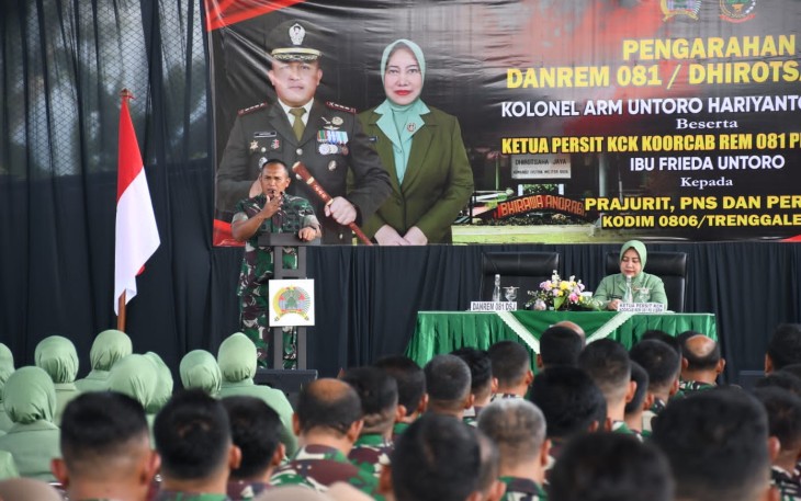 Danrem 081/DSJ Kolonel Arm Untoro Hariyanto Larang Keras Anggotanya Jadi Backing Judi