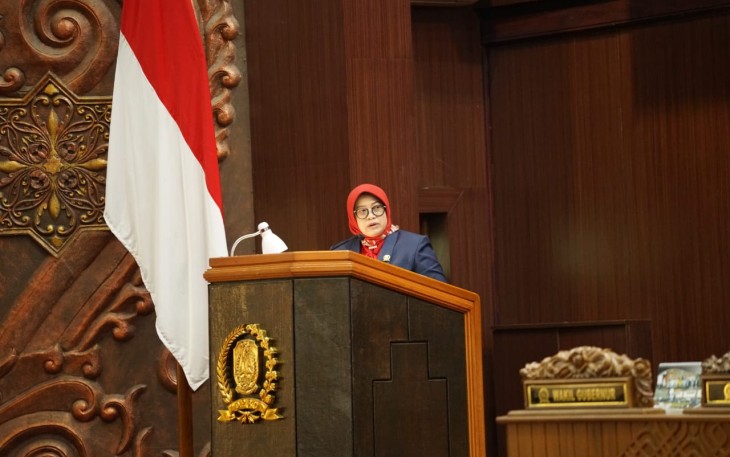 Juru bicara Komisi B DPRD Jatim Wiwin Sumrambah