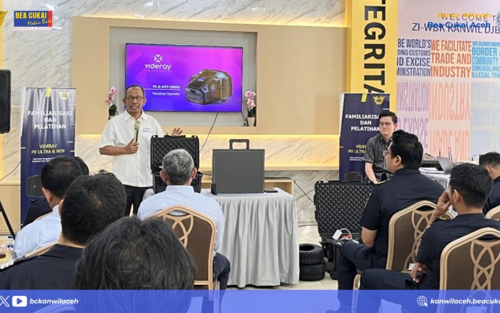 Bea Cukai Aceh Gelar Pelatihan Handheld X-Ray