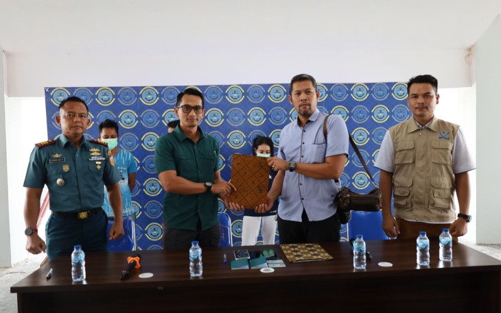 Tim F1QR TNI AL Kembali Berhasil Amakan Calon PMI Non Prosedural di Pesisir Pantai Jangkang Bengkalis