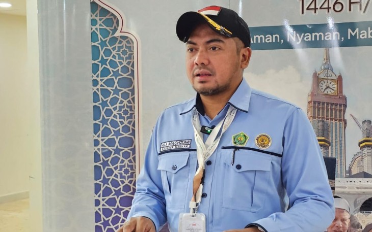 Kepala Daker Makkah Petugas Penyelenggara Ibadah Haji (PPIH) Arab Saudi Ali Machzumi