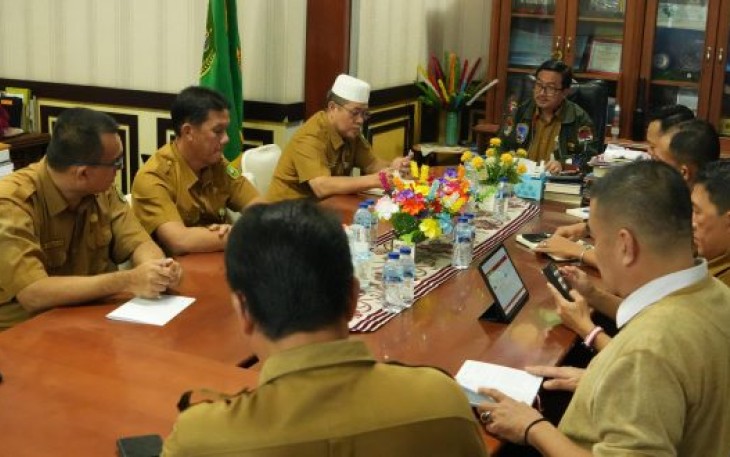 Rapat Persiapan Acara Pelantikan Bupati dan Wakil Bupati Natuna Priode 2025-2030