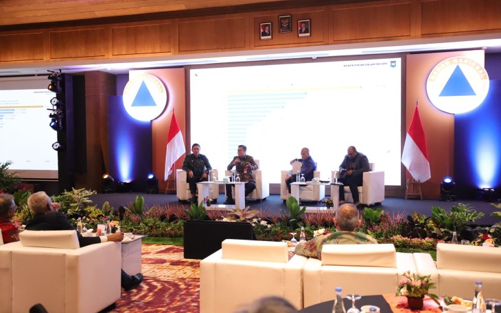 Rapat Koordinasi Teknis (Rakortek) Penanggulangan Bencana Wilayah Tengah dan Timur  2025 yang digelar di Harris Hotel and Residence Sunset Road, Bali, belum lama ini