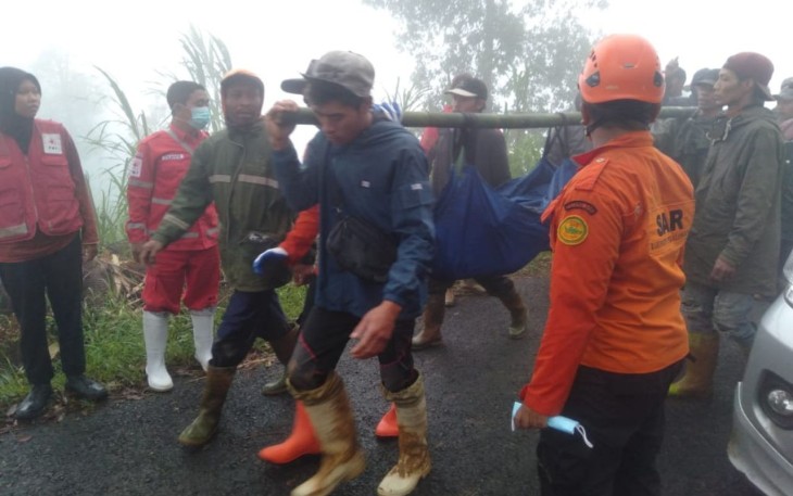 Pasca evakuasi korban longsor Pekalongan