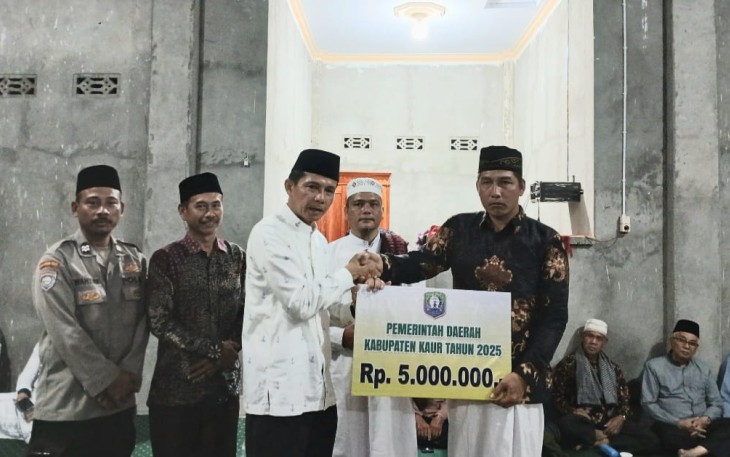 Bupati Kaur saat Gelar Safari Ramadan di Padang Guci Hulu