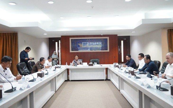 Rapat usulan pemberdayaan masyarakat pesisir dan pulau kecil di Rempang-Galang, Kamis (23/1/2025).