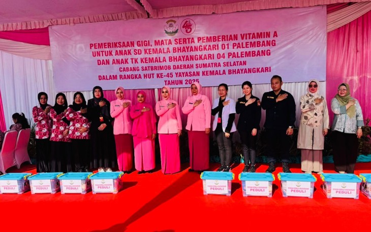 Kolaborasi Rumkit Bhayangkara M Hasan Bersama Yayasan Kemala Bhayangkari Sumsel Gelar Bhaktikes