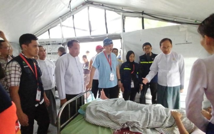 Tim Medis Indonesia Layani Warga Terdampak Gempa di Myanmar