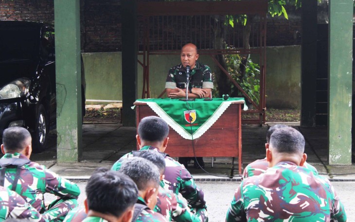  Komandan Kodim (Dandim) 0806/Trenggalek, Letkol Czi Yudo Aji Susanto, S.Sos., M.A., kembali menegaskan pentingnya peran TNI dalam mendukung program strategis pemerintah