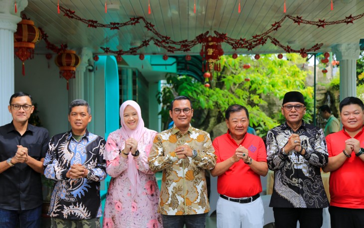 Pj Wali Kota dan Forkopimda Bersilaturahmi ke Tokoh Masyarakat Tionghoa