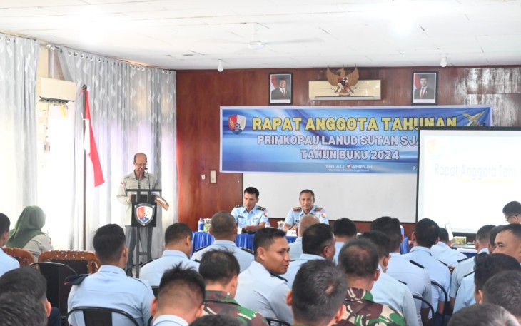 Primkopau Lanud SUT Gelar Rapat Anggota Tahunan 