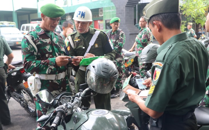 Operasi Gaktib dan Yustisi Polisi Militer Tahun 2025 Digelar di Kodim Tulungagung