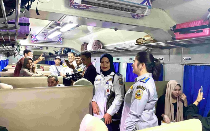 Pemprov Kolaborasi KAI Berangkatkan 623 Pemudik Tahap I