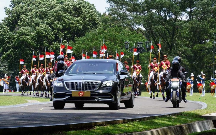 GSCL Akademi Militer Sambut Kedatangan Presiden Turki