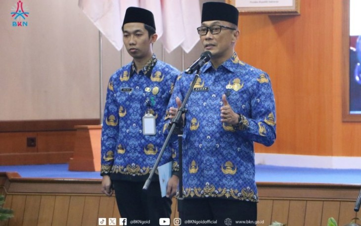 Kepala Badan Kepegawaian Negara (BKN) sekaligus Ketua Umum Dewan Pengurus KORPRI Nasional, Prof. Zudan Arif 