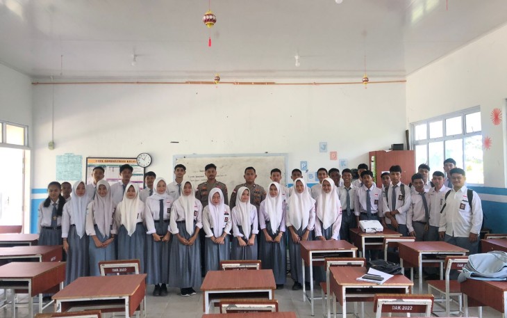 Polres Natuna Adakan Sosialisasi di Tingkat Pelajar SMA