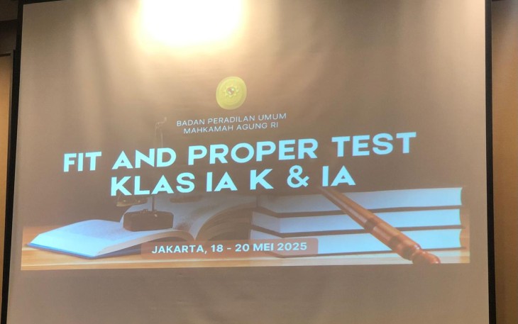 Ditjen Badilum Maraton Seleksi Calon Pimpinan PN Kelas IA dan IA Khusus 
